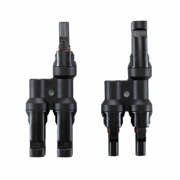 30cm Twin Connectors with M&F MC4 Plugs