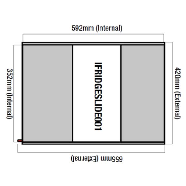 Fridge Slide - 30/40/50L (Inc. 4 x straps) - Image 4