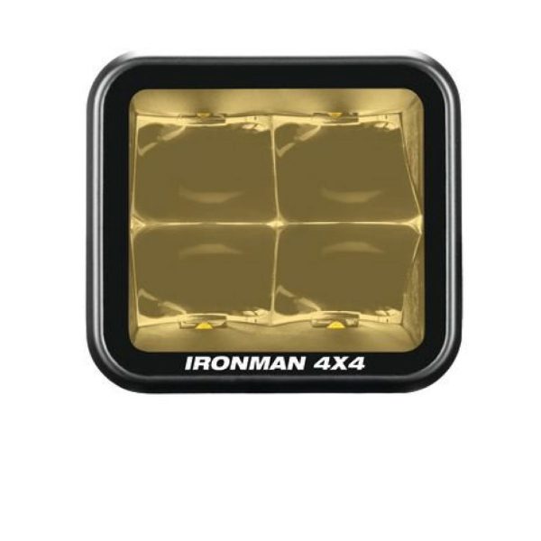 40W Bright Cube Spot Beam LED Cube Light - 81 x 75mm (Each) - Amber - Image 4