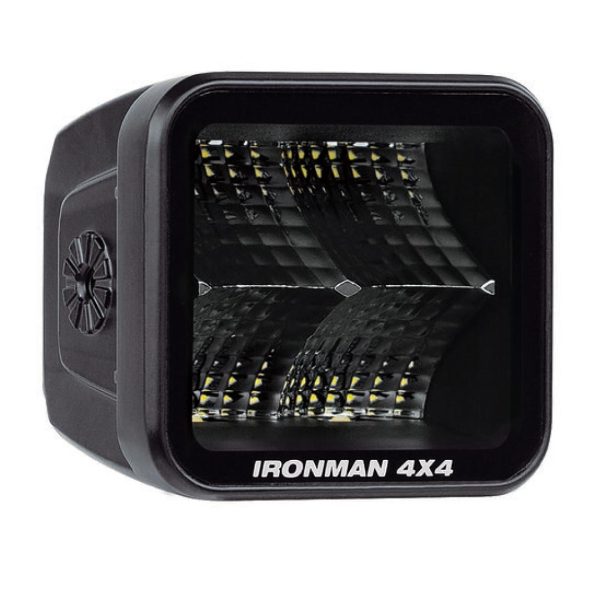 40W Bright Cube Flood Beam LED Cube Light - 81 x 75mm (Each) - Clear - Image 2