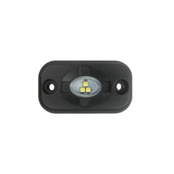 4.5W Flood Beam LED Rock Light - 77 x 44mm (Each) - Clear
