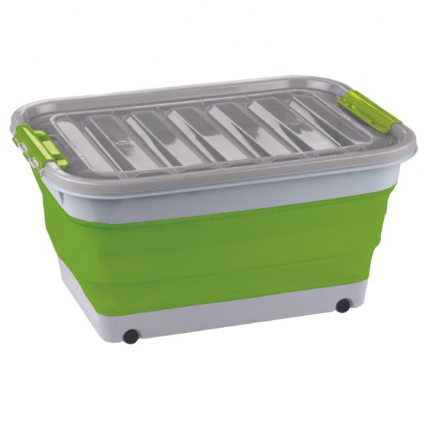 Collapsible Storage Tub with Lid - 30L