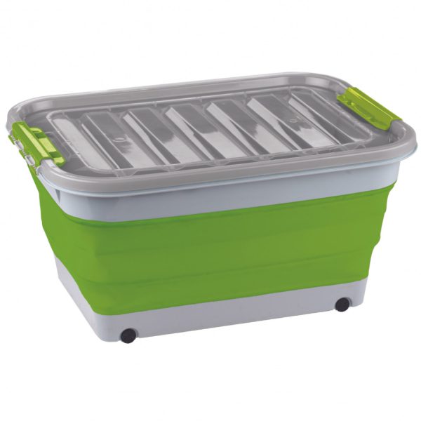 Collapsible Storage Tub with Lid - 45L