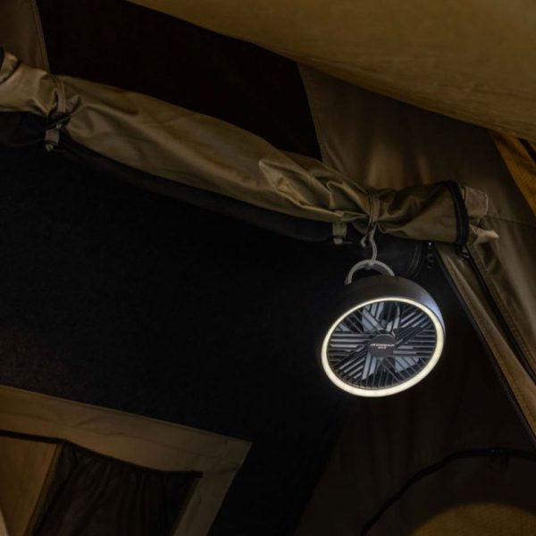 Rechargeable Hi-Flow Tent Fan and LED Light - Image 2