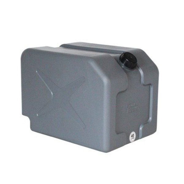 40L Double Jerry Can with Barbed Outlet