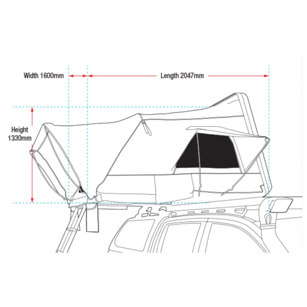 Ursa 1300 Rooftop Tent - Image 4